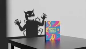 Konzeptionelles Bild zum Thema Lebensmittelindustrie-Tricks: Verpackung mit Schatten in Form einer Falle.